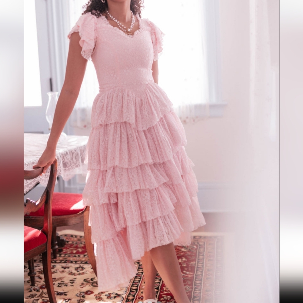 JessaKae Mia Dress in Pink size Medium